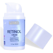 Etiqueta privada personalizada Retinol Crema facial de colágeno humectante facial